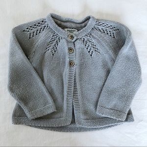 Cozy cardigan for baby by Mini Boden & bonus top!